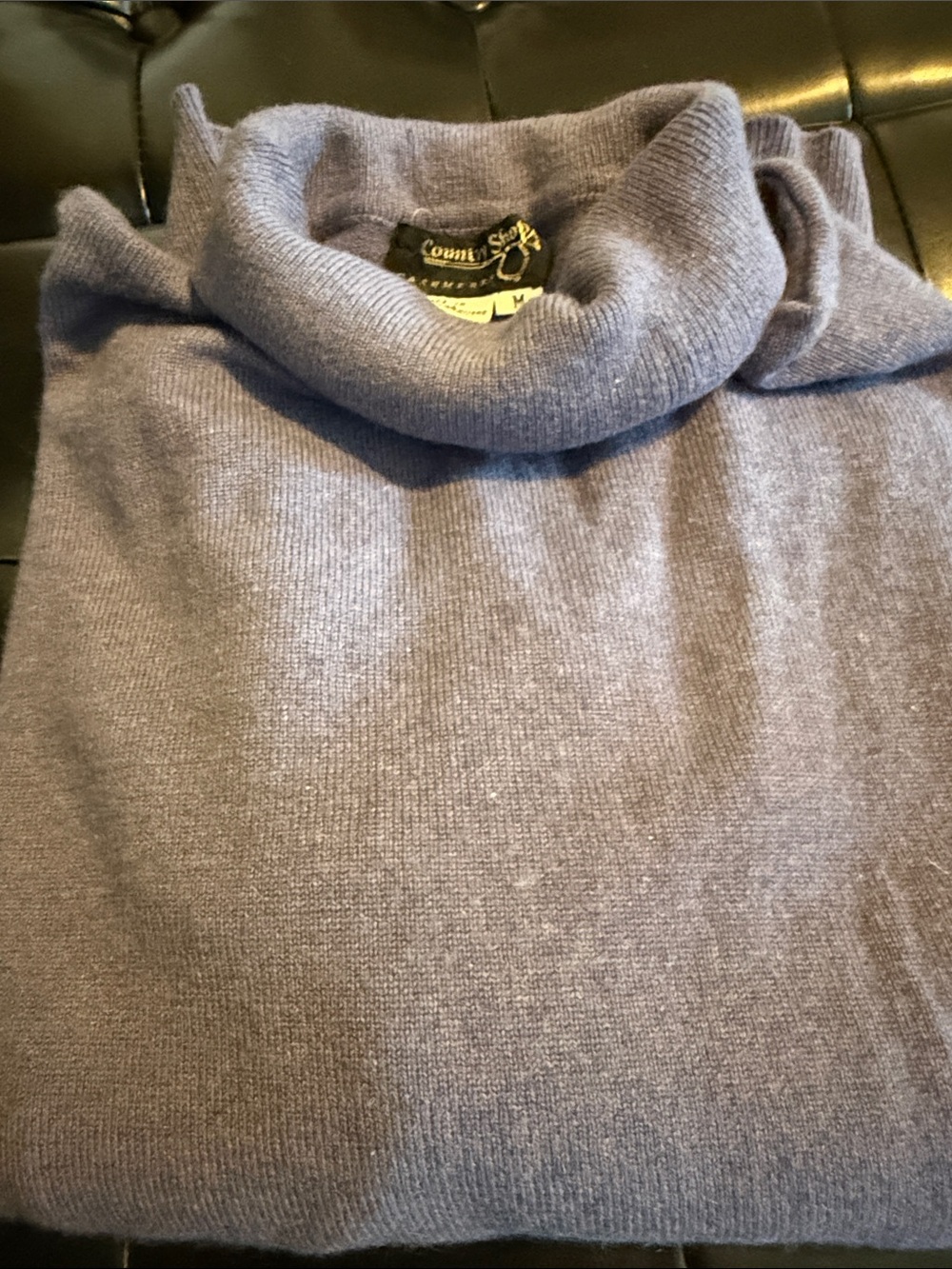 County Seat Lavender Cowl Neck Sweater